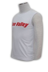 VT015 純棉運動背心 訂造 團體活動背心 背心款式設計 背心生產商    白色